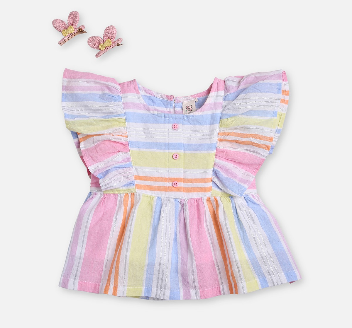 infant girls top multicolored