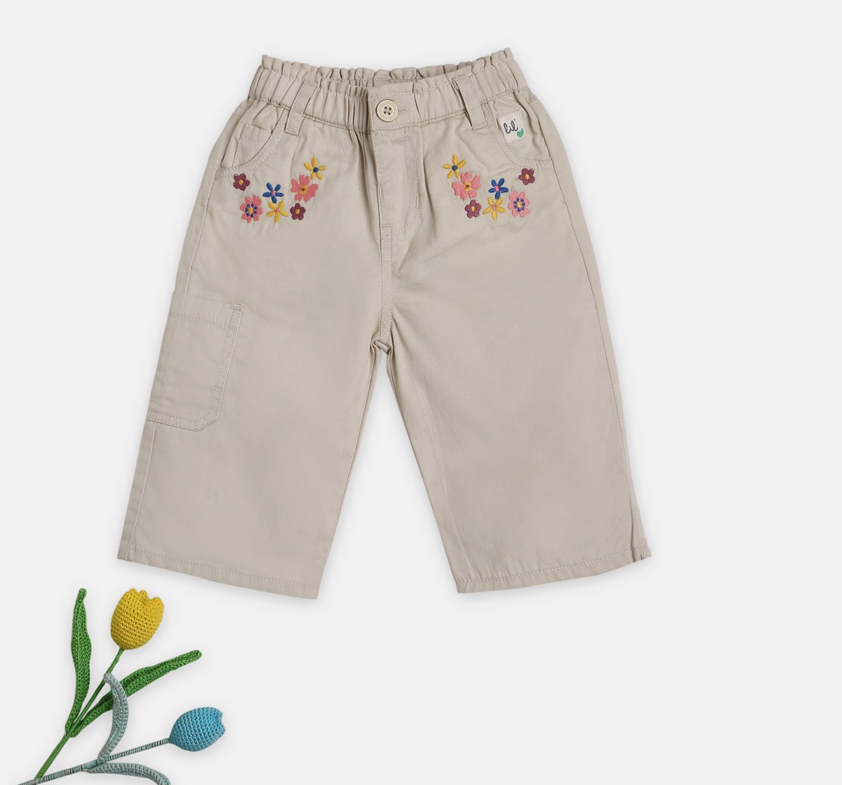 infant girls trouser beige