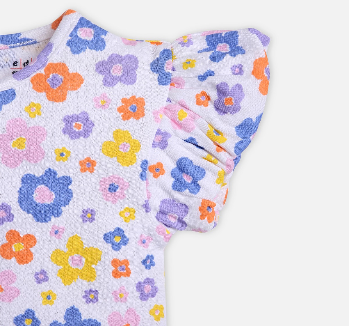 Infant Girls Printed Short Sleeves T-Shirt