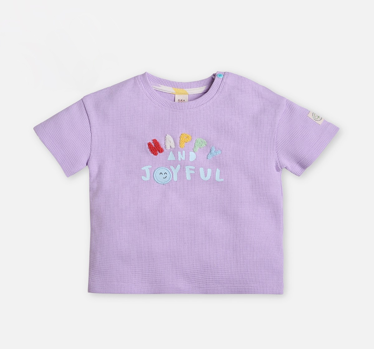 infant unisex top & bottom set purple
