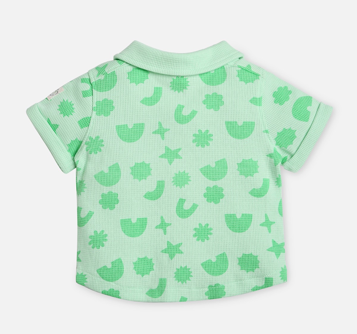 infant unisex top & bottom set green