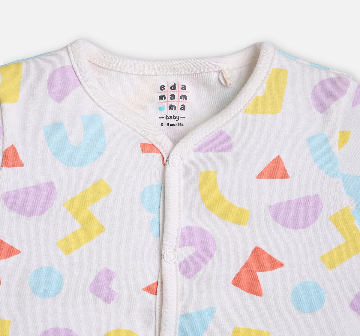 Infant Unisex Pack of 2 Half Sleeve T-shirt Multicolor