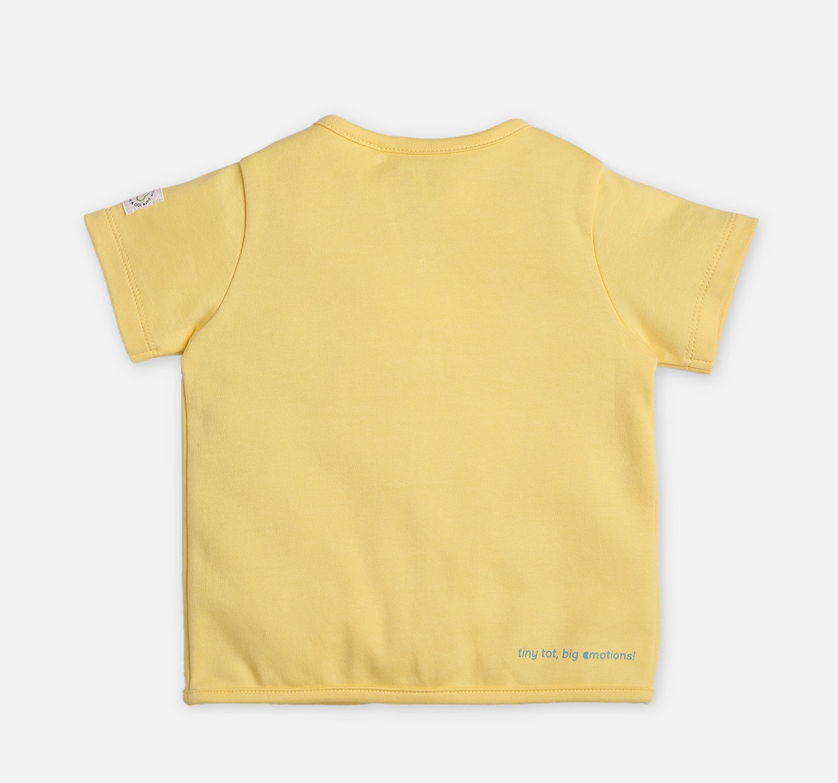 Infant Unisex Pack of 2 Half Sleeve T-shirt Multicolor