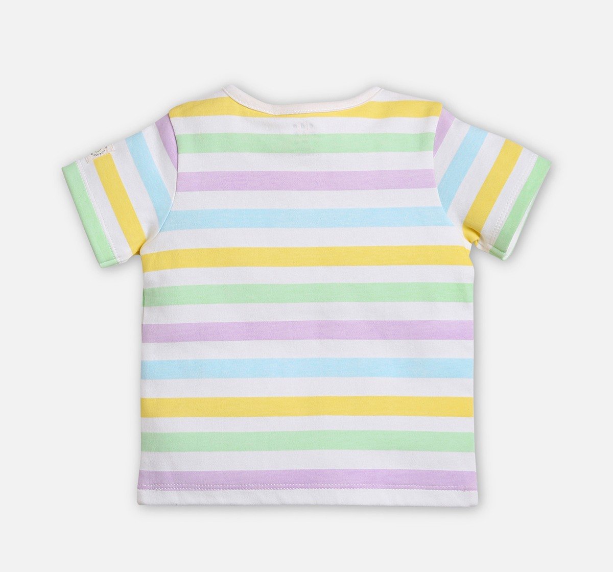 Infant Unisex Pack of 2 Half Sleeve Tees Multicolor