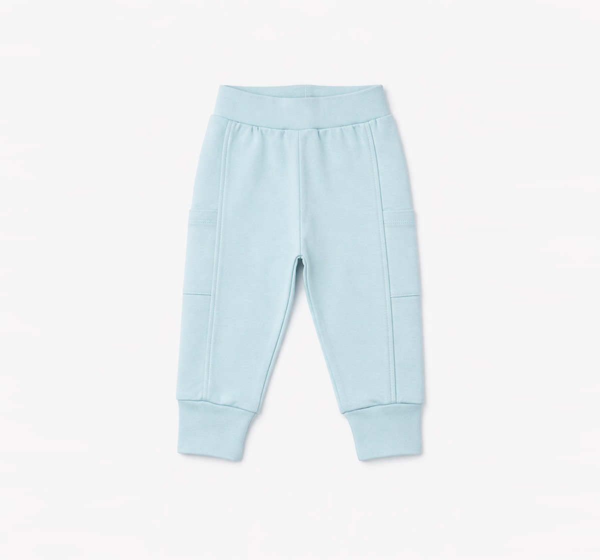 Unisex Baby Organic Cotton Clothing and Accessories Gift Set (6-Piece) – Sky Blue