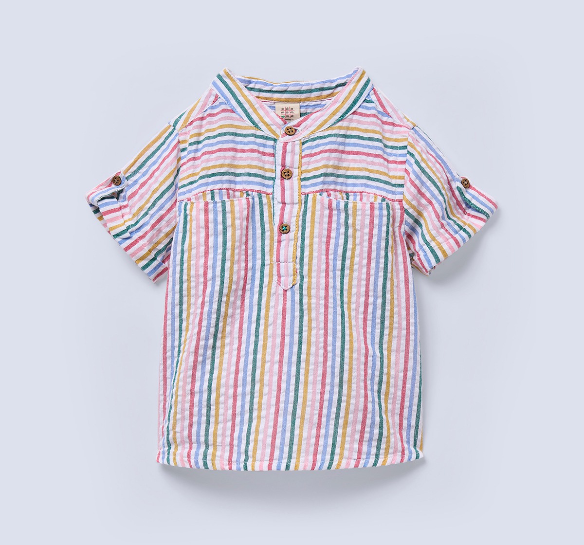 Ed-A-Mamma Infant Boys Shirt Multi