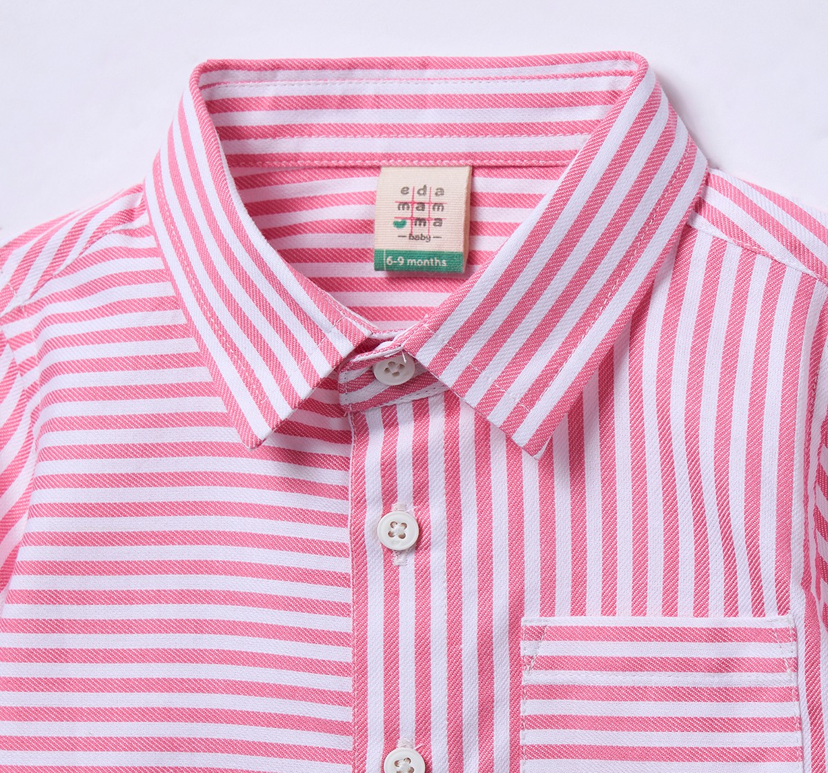 Ed-A-Mamma Infant Boys Shirt Peach