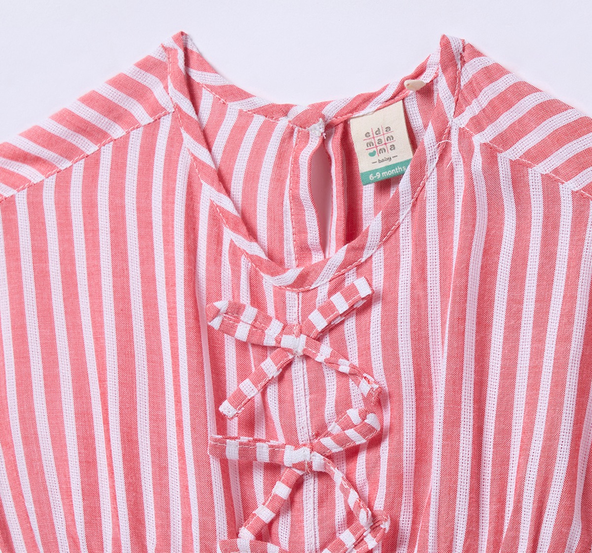 Ed-A-Mamma Infant Girls Dress Coral