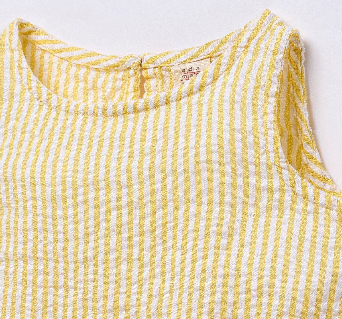 Ed-A-Mamma Infant Girls Cord Set White/Yellow