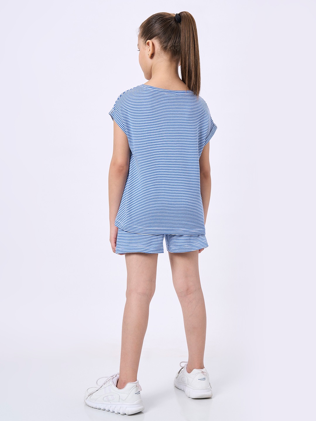 Ed-A-Mamma Kids Girls Set Blue & White