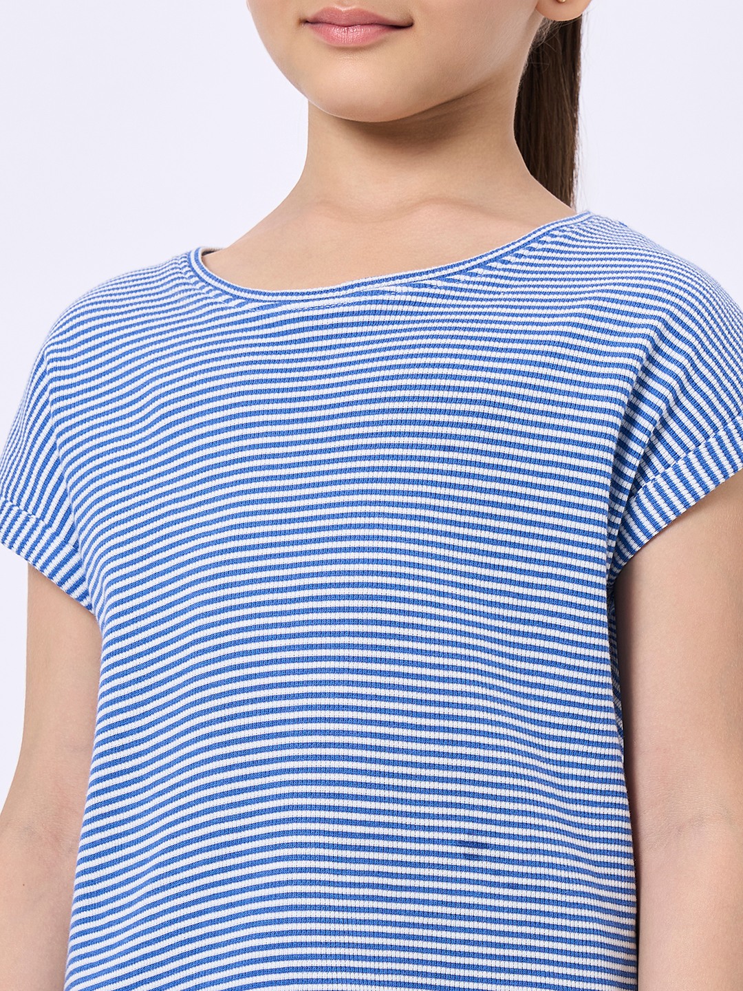 Ed-A-Mamma Kids Girls Set Blue & White