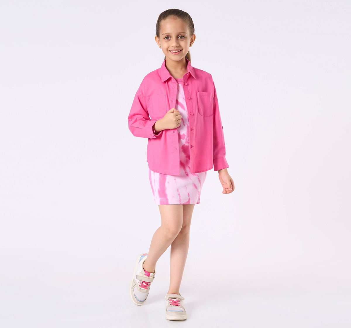 Ed-a-Mamma Girls Pink Dress