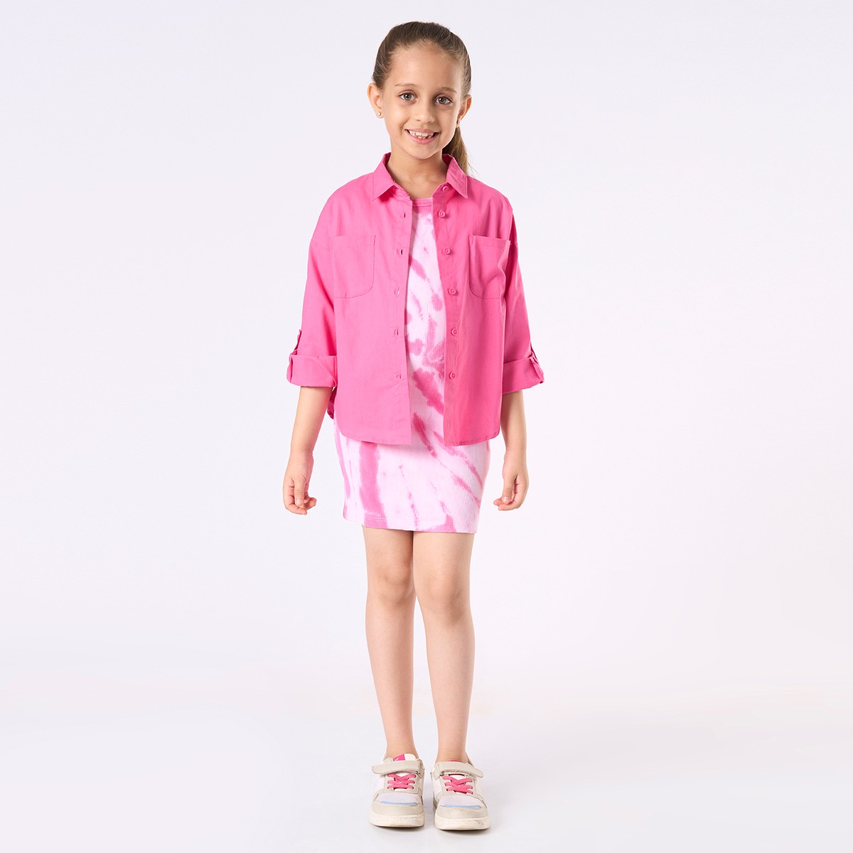 Ed-a-Mamma Girls Pink Dress