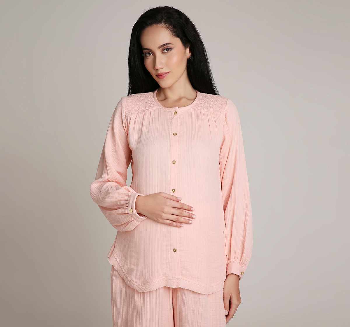 Ed-a-Mamma Maternity Cord set -Pink