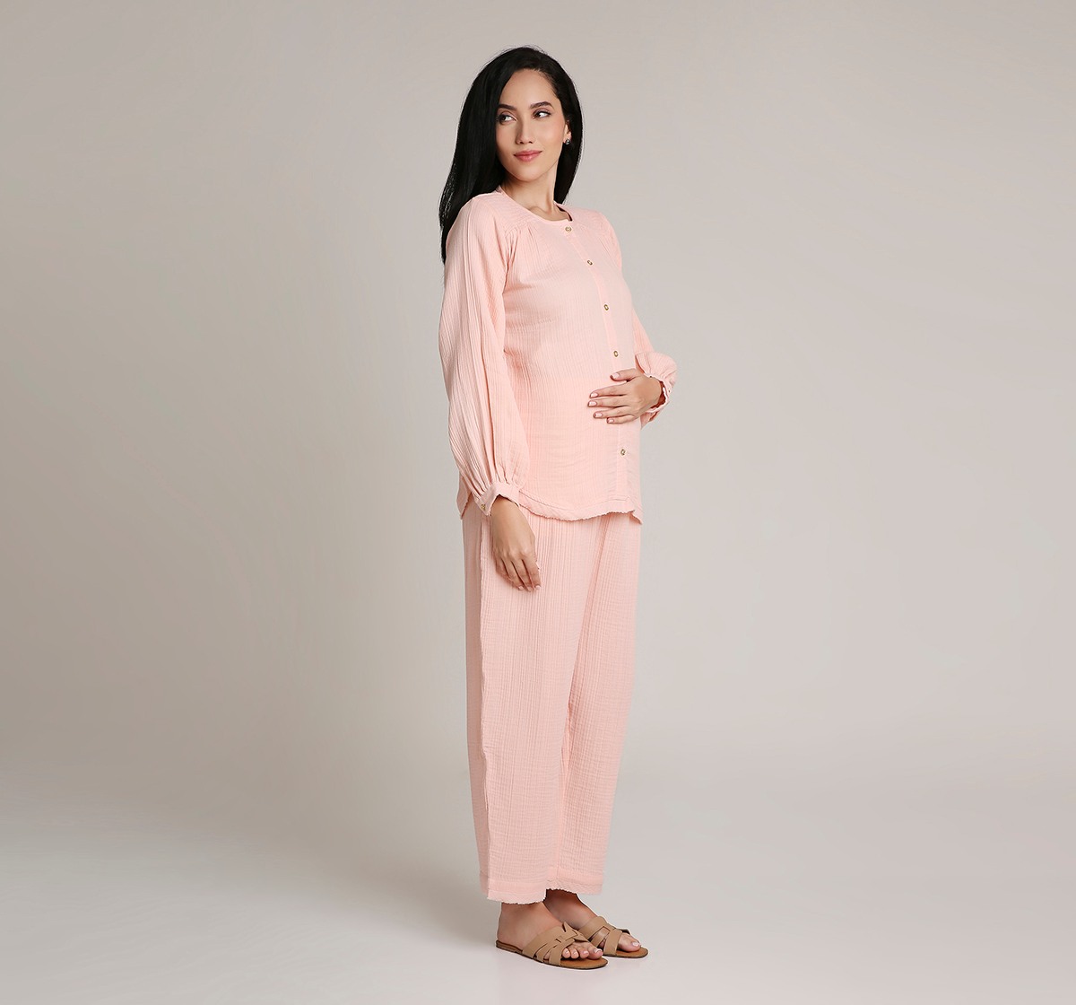 Ed-a-Mamma Maternity Cord set -Pink