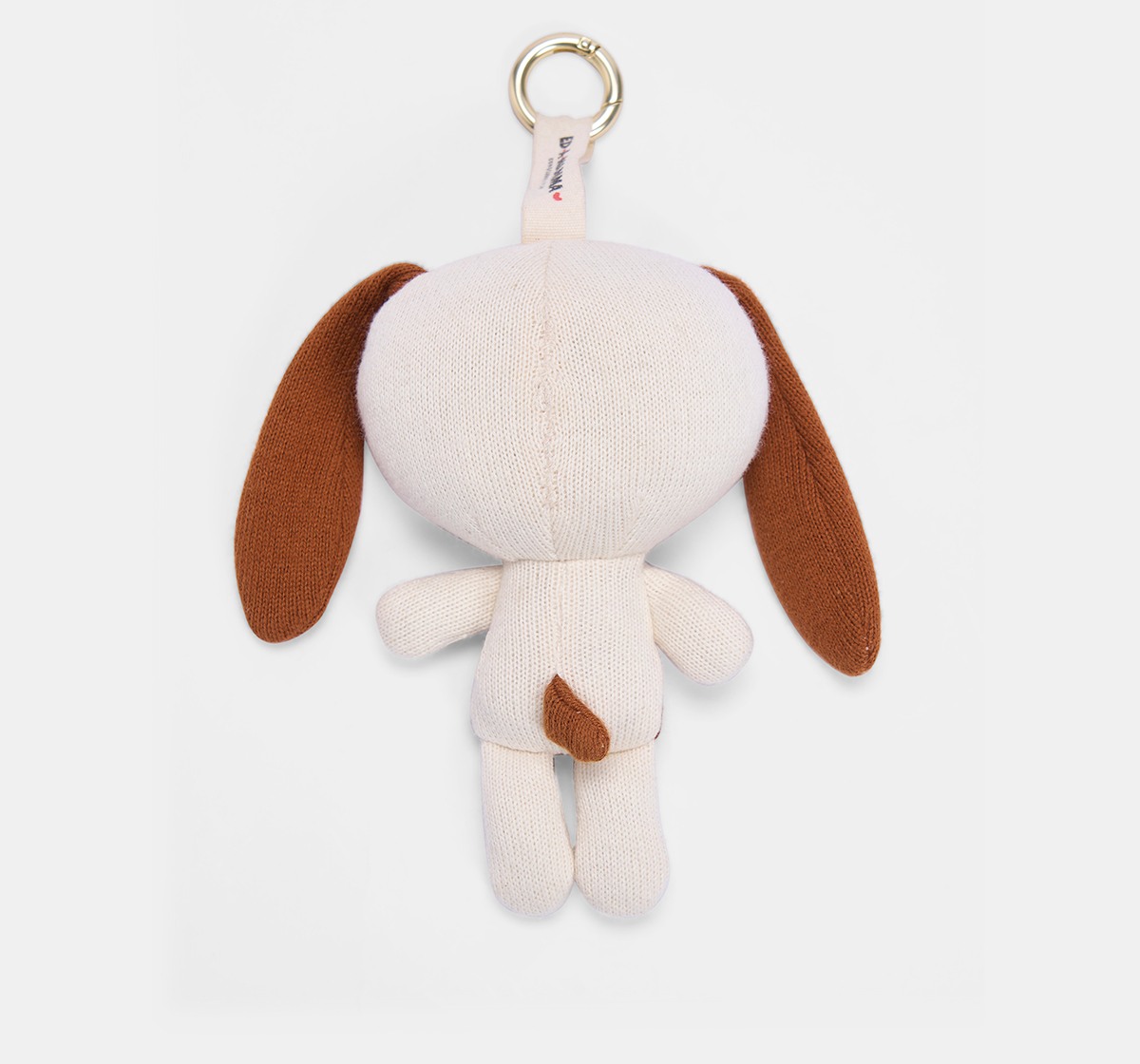 Ed-a-Mamma Flat knit Blue key chain Dog doll