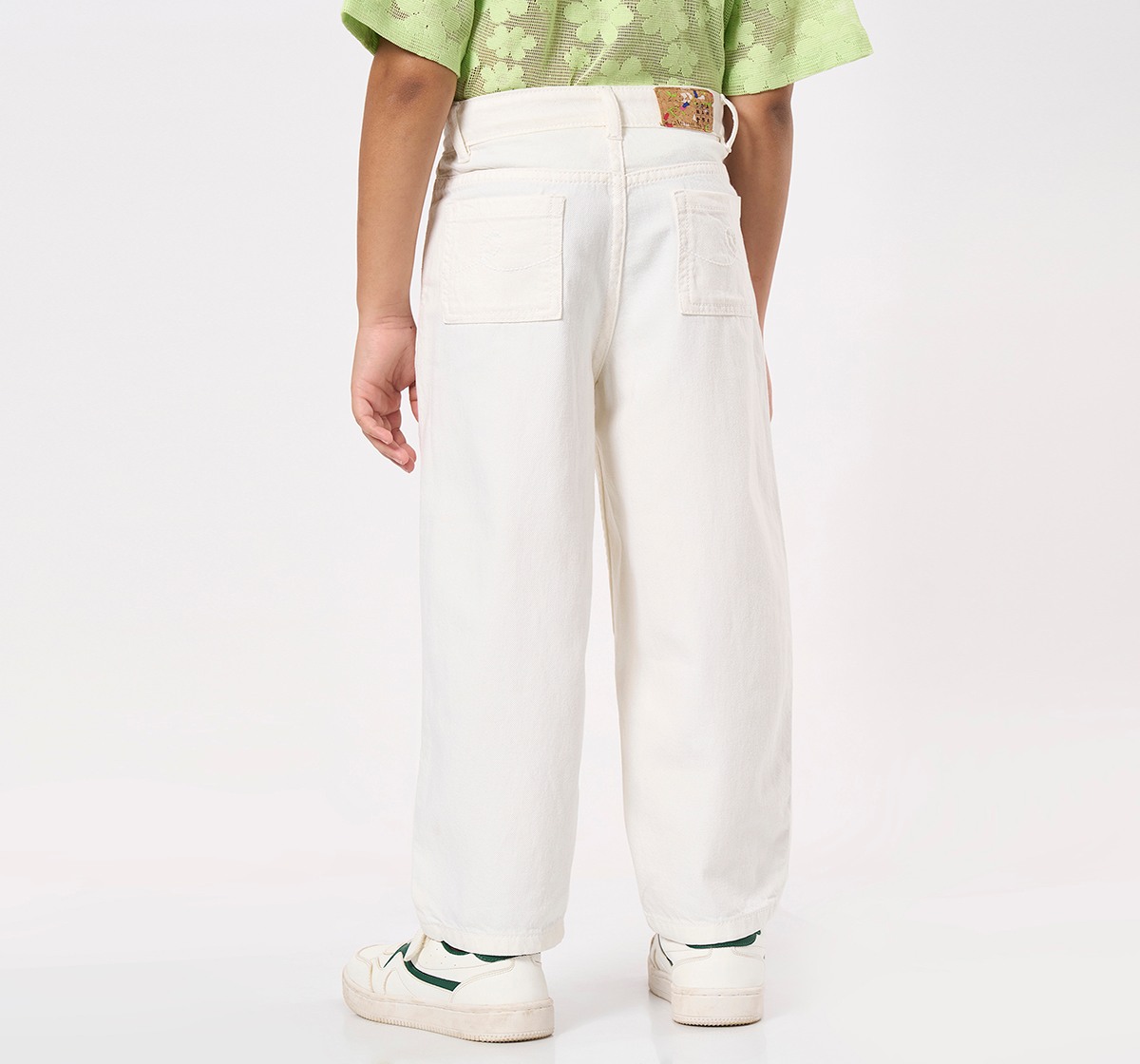 Ed-a-Mamma Kids Boys Jeans White