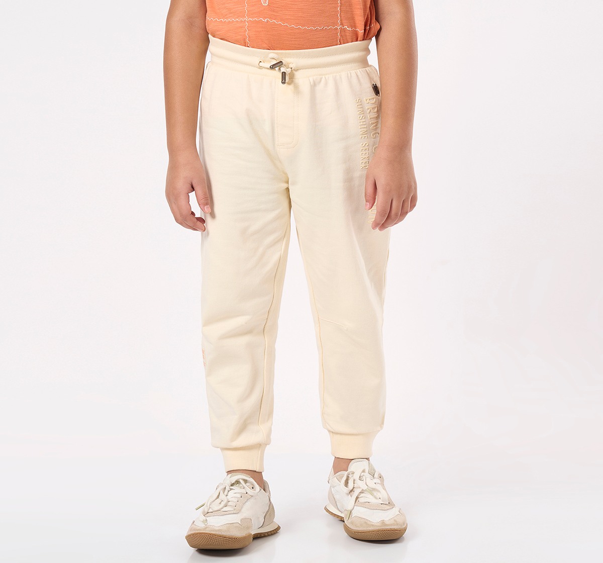 Ed-a-Mamma Kids Boys Joggers Off-White