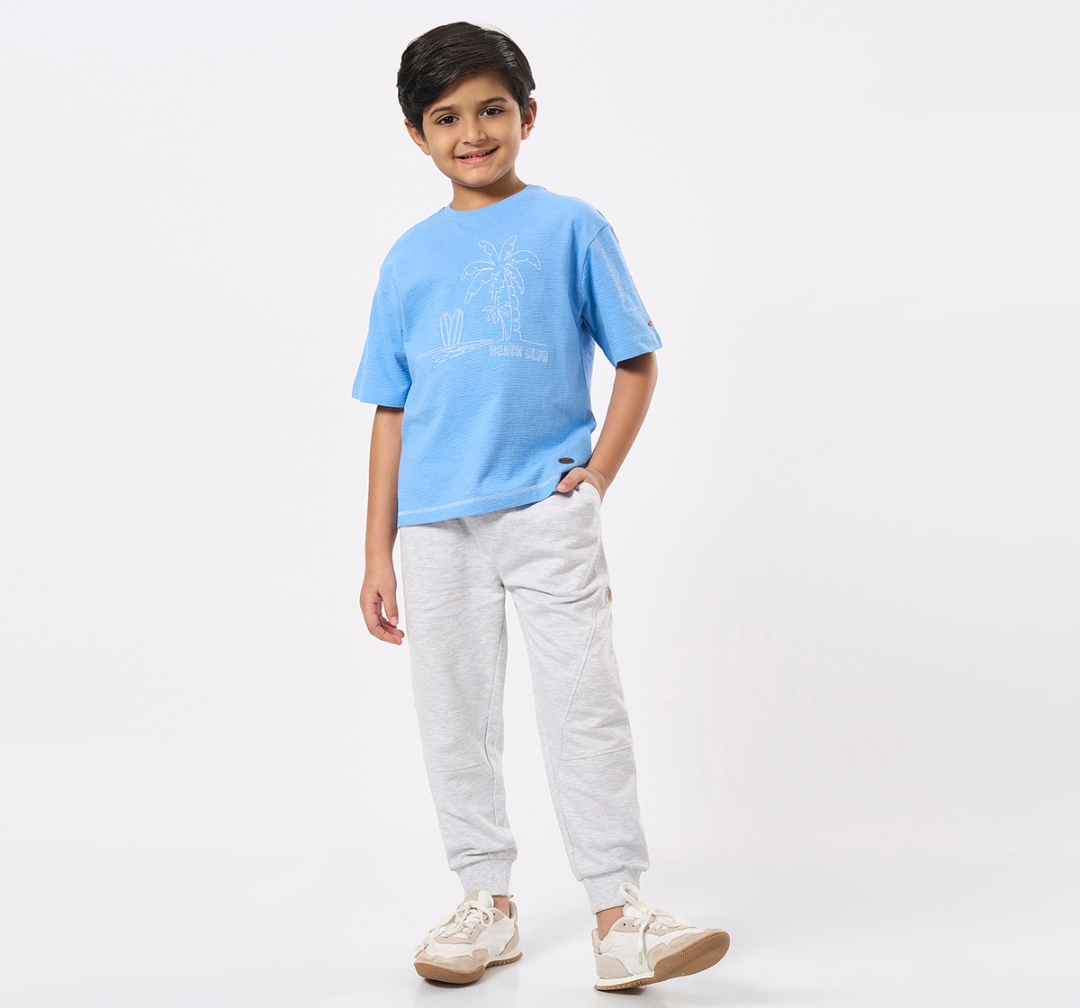 Ed-a-Mamma Kids Boys Joggers Grey