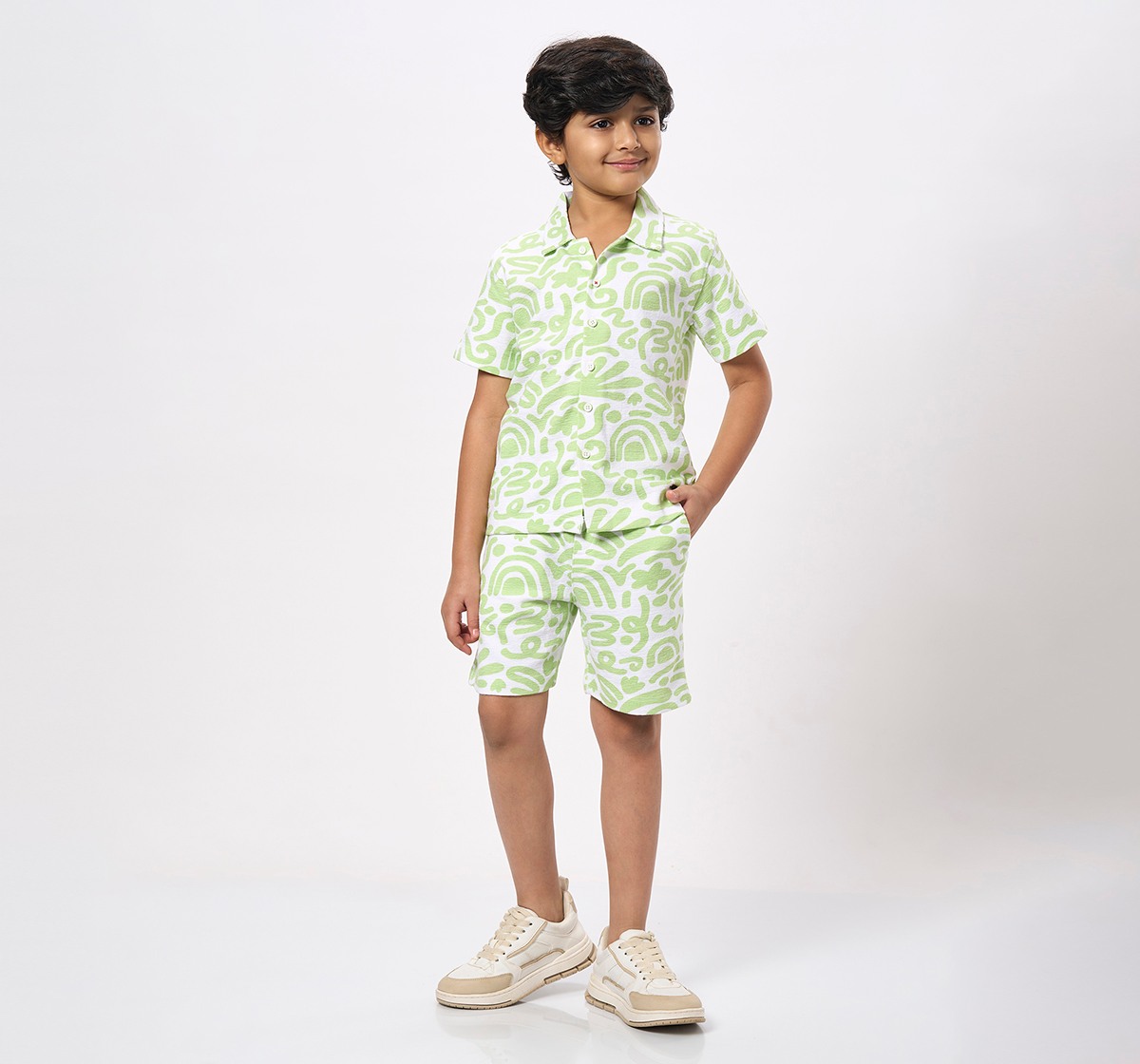 Ed-a-Mamma Kids Boys Sets Neon Green