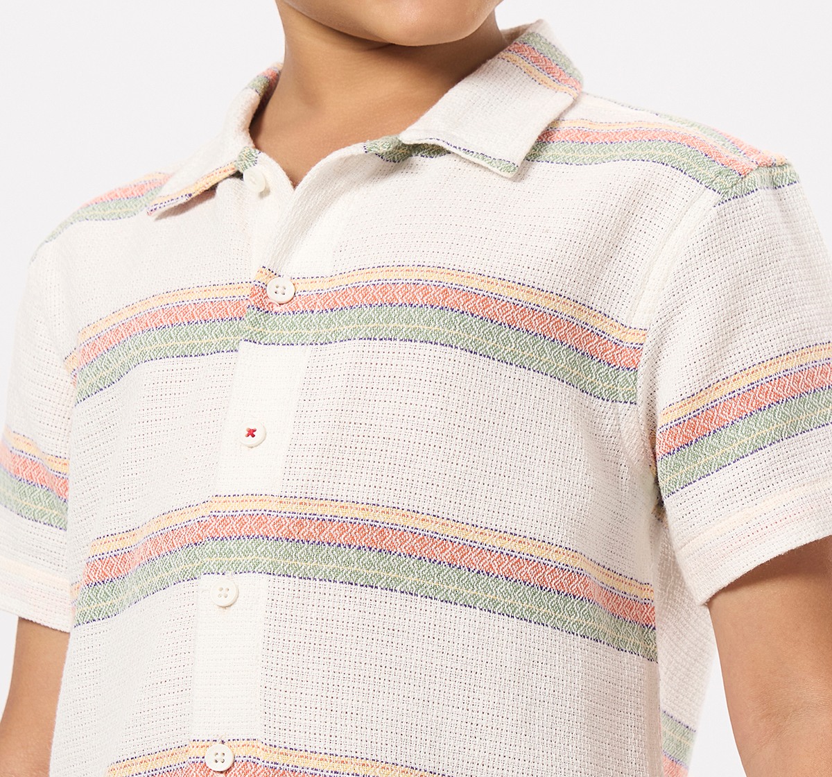 Ed-a-Mamma Kids Boys Shirts Off-White