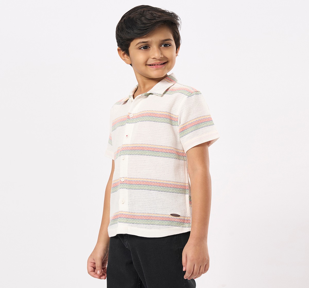 Ed-a-Mamma Kids Boys Shirts Off-White