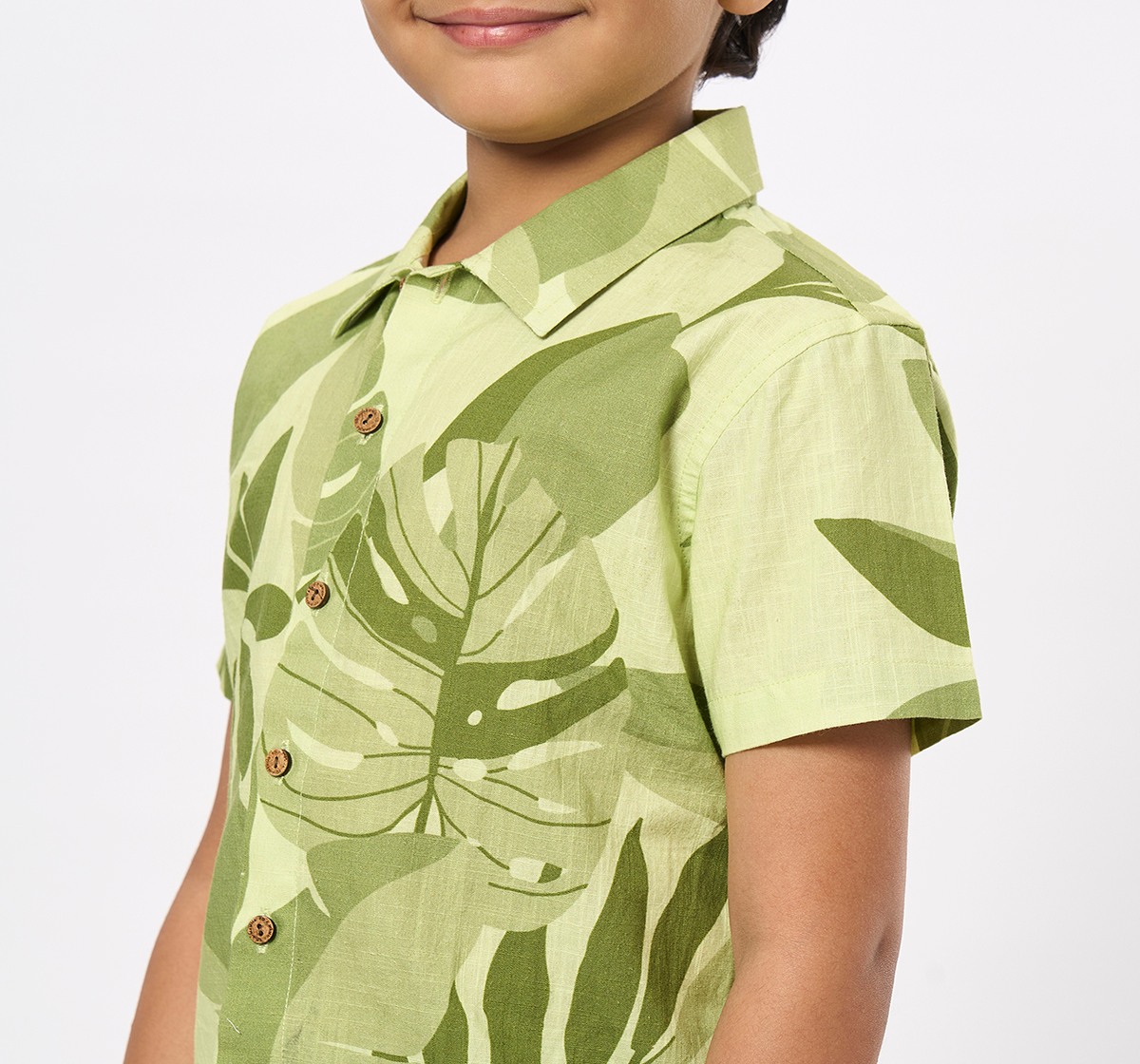 Ed-a-Mamma Kids Boys Shirts Neon Green
