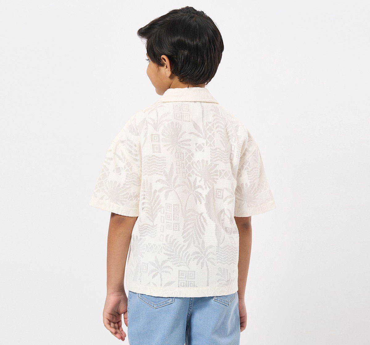Ed-a-Mamma Kids Boys Shirts White