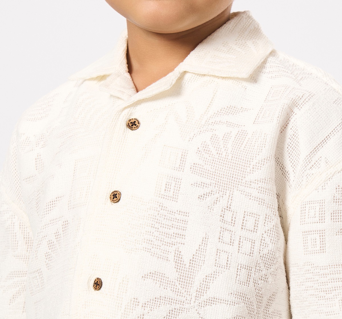 Ed-a-Mamma Kids Boys Shirts White