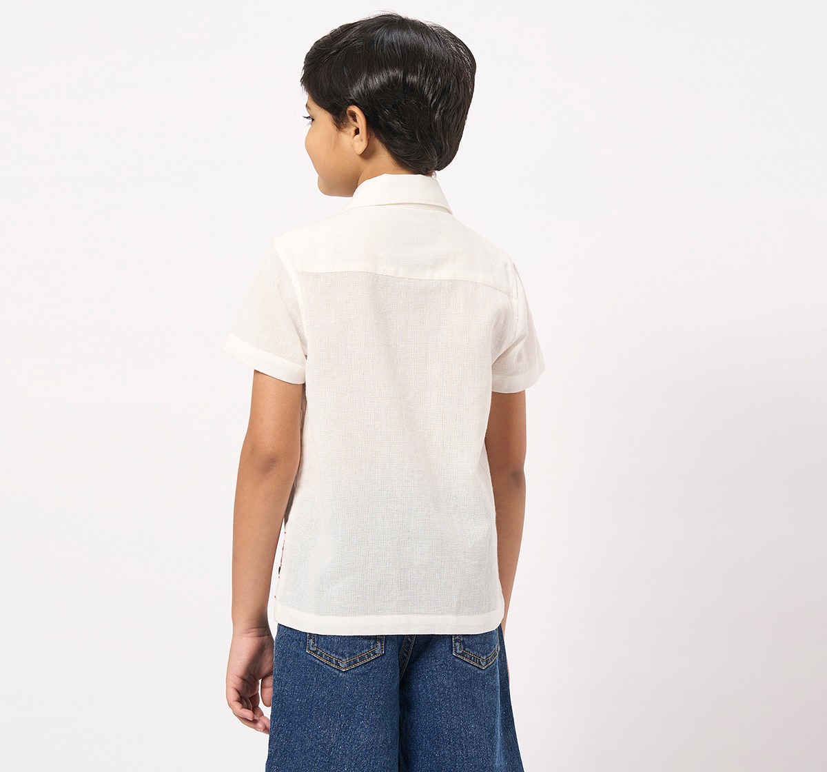 Ed-a-Mamma Kids Boys Shirts White
