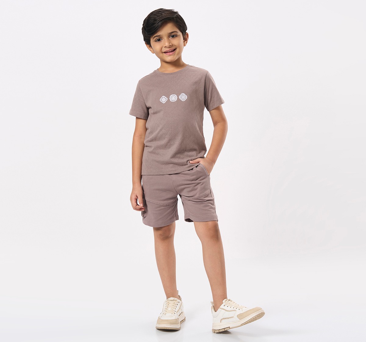 Ed-a-Mamma Kids Boys Shorts Mocha