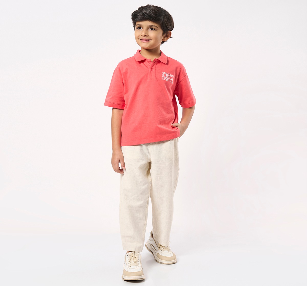 Ed-a-Mamma Kids Boys Trousers & Pants Beige