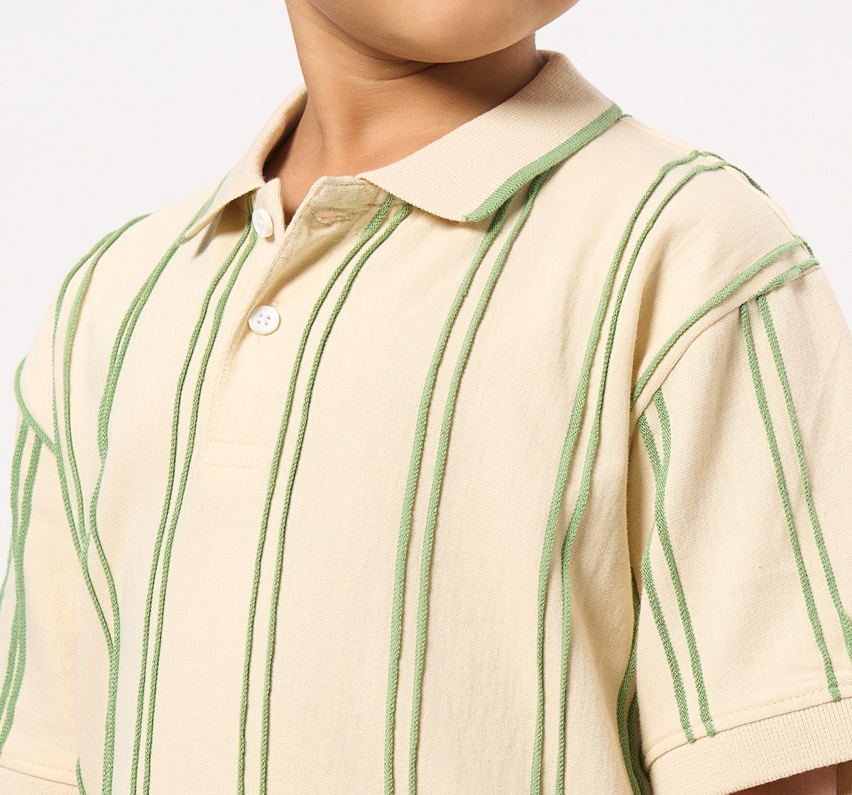 Ed-a-Mamma Kids Boys T-Shirt Off-White