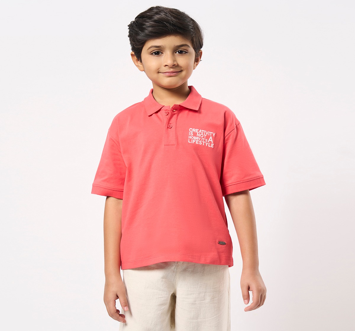 Ed-a-Mamma Kids Boys T-Shirt Red