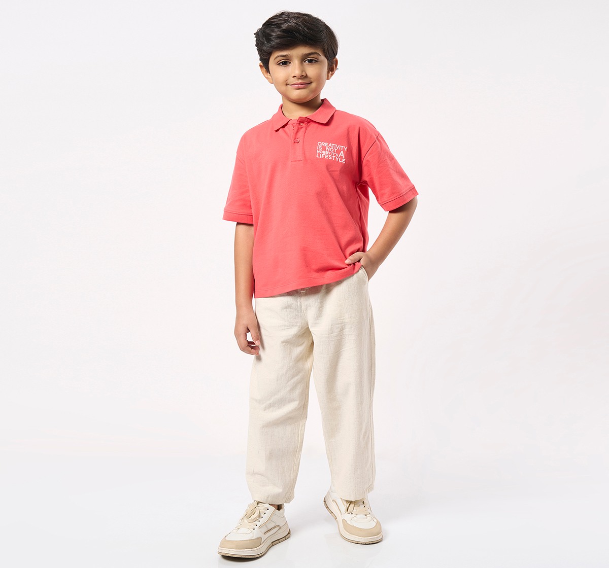 Ed-a-Mamma Kids Boys T-Shirt Red