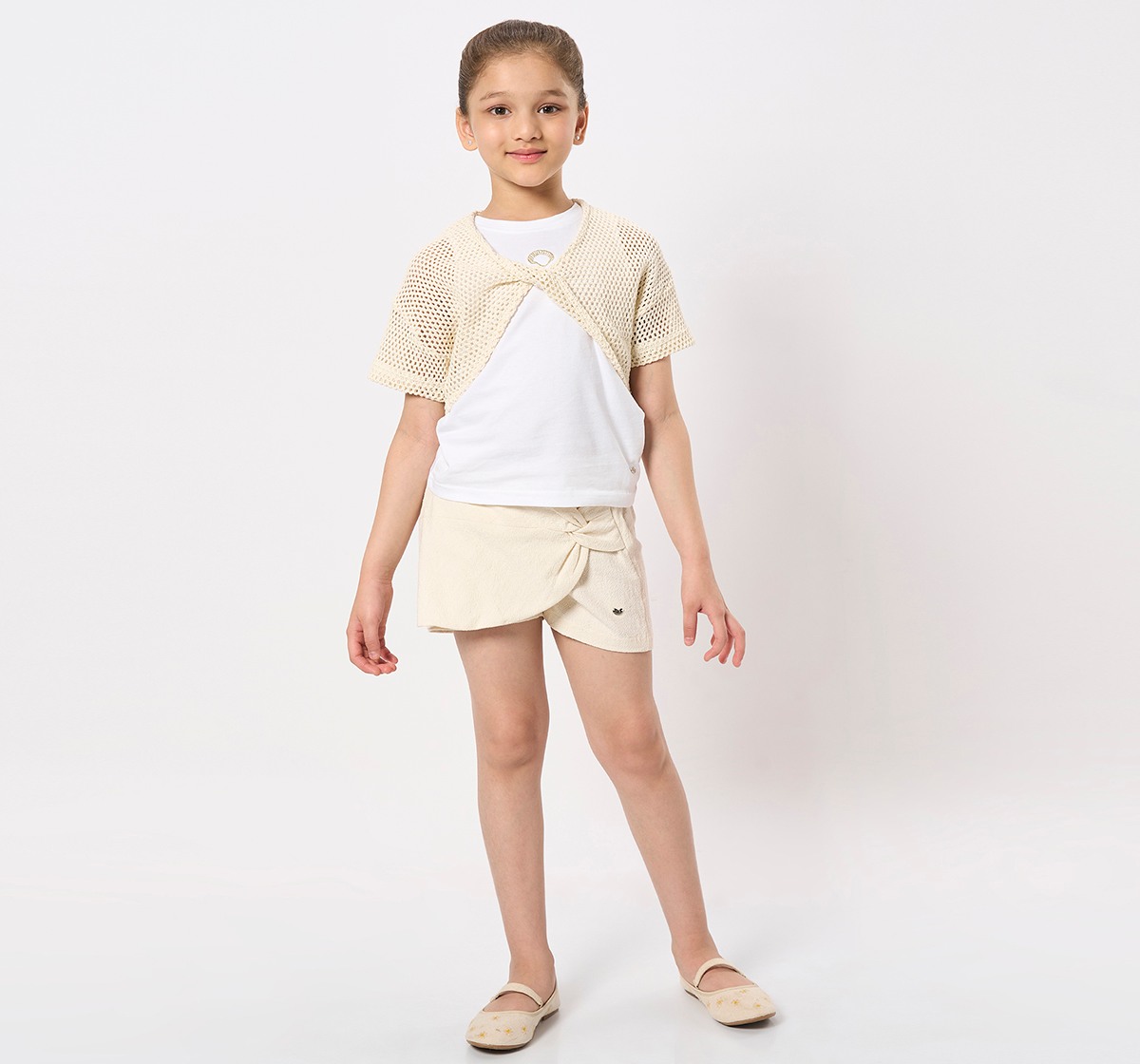 Ed-a-Mamma Kids Girls Skorts Yellow