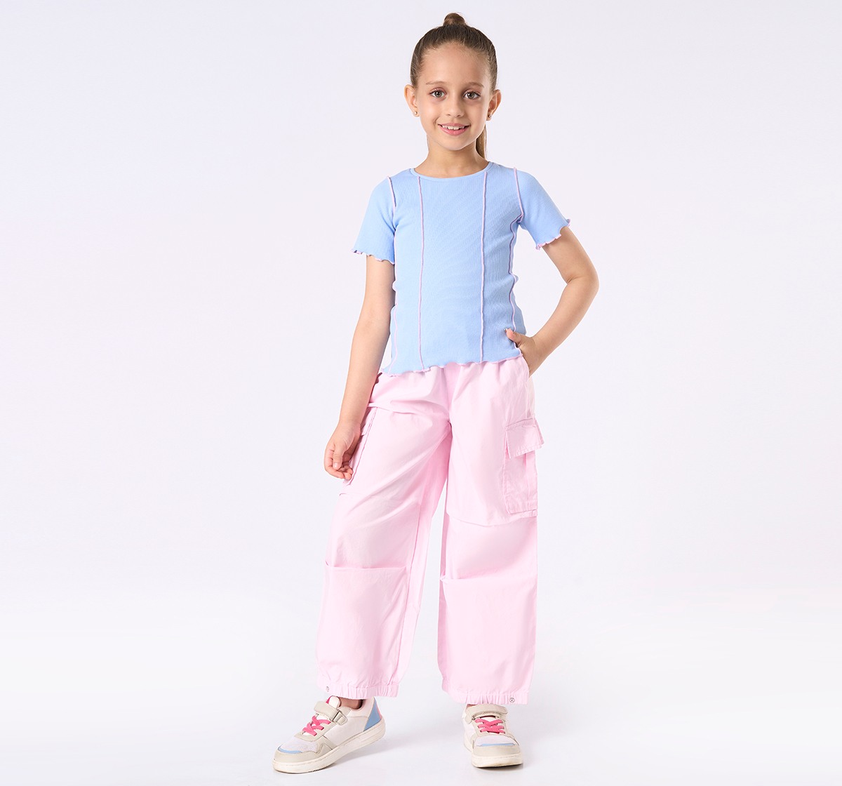 Ed-a-Mamma Kids Girls Trousers & Pants Pink