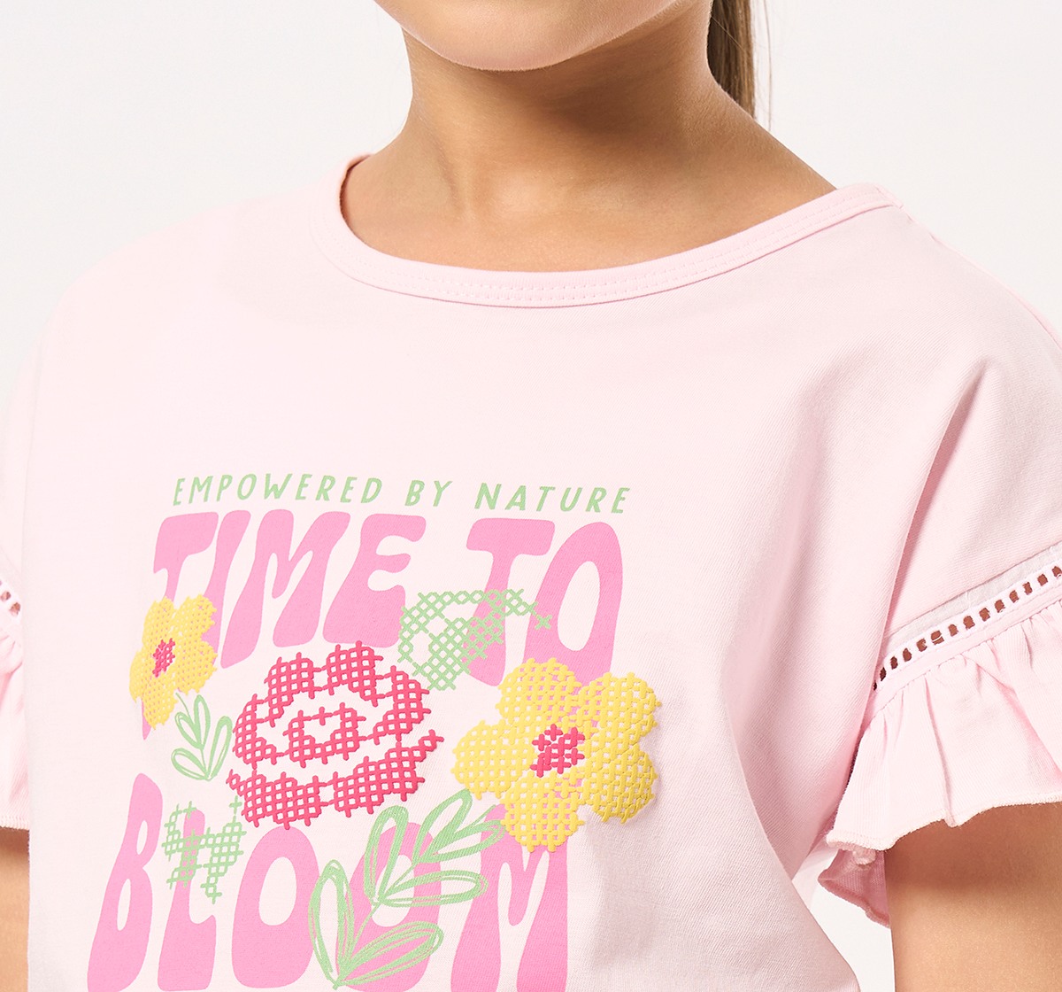 Ed-a-Mamma Kids Girls T-Shirt Red