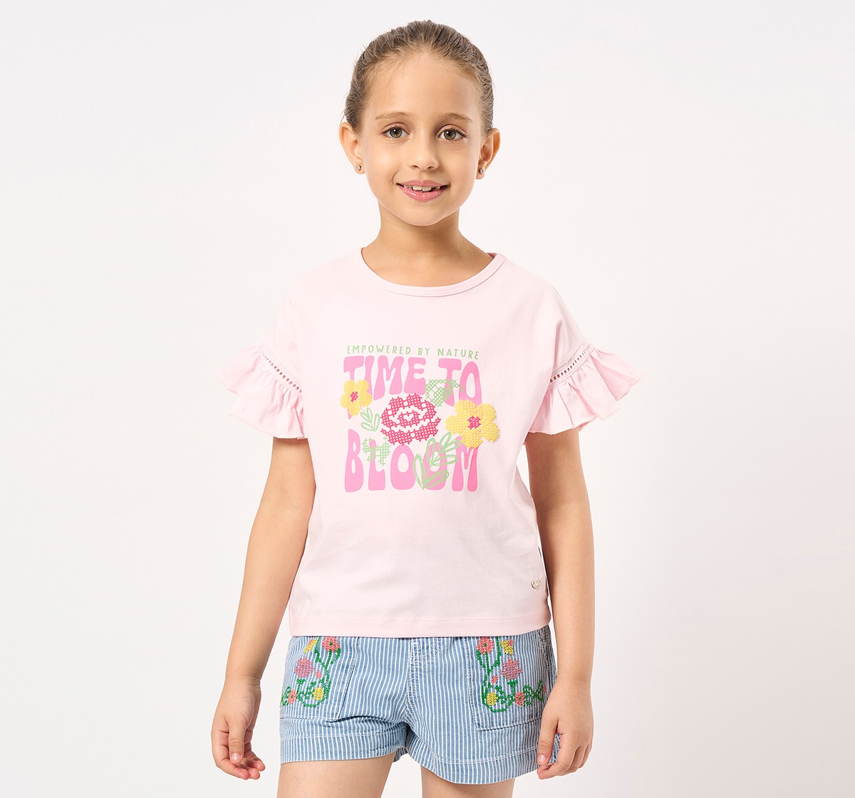 Ed-a-Mamma Kids Girls T-Shirt Red