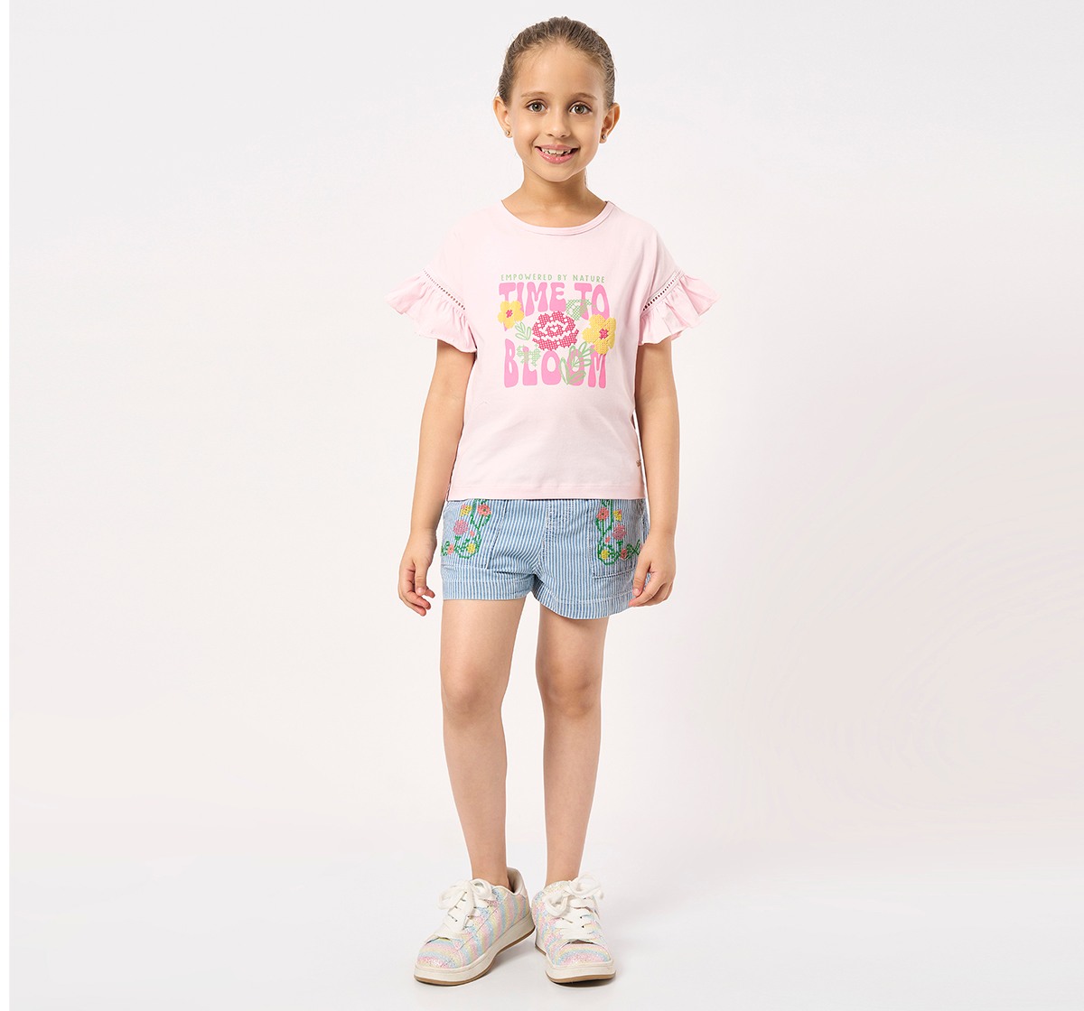 Ed-a-Mamma Kids Girls T-Shirt Red