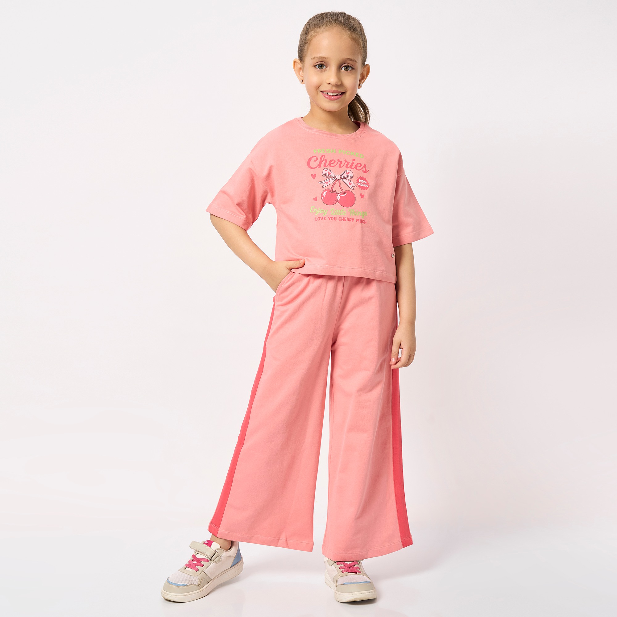 Ed-a-Mamma Kids Girls Sets Peach