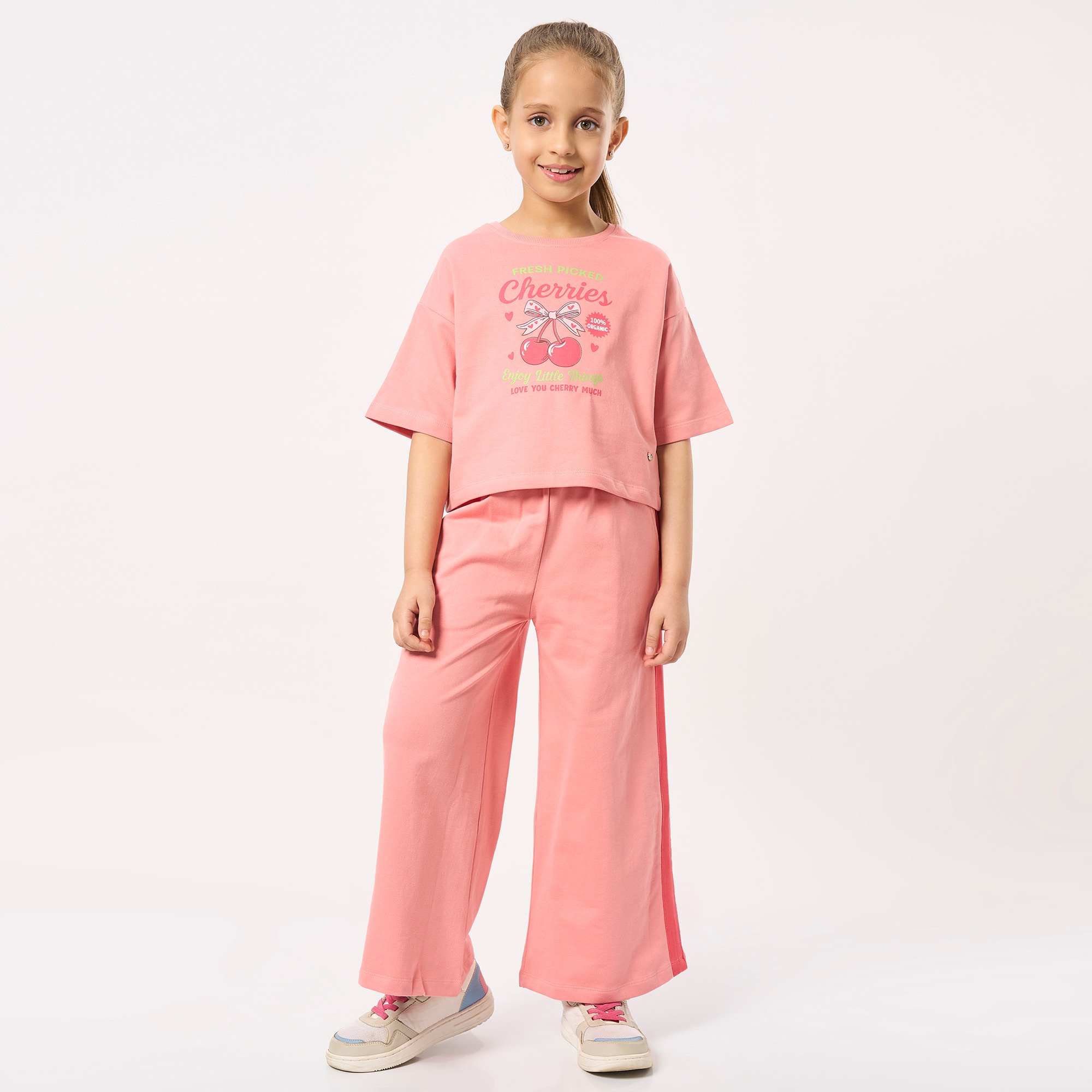 Ed-a-Mamma Kids Girls Sets Peach