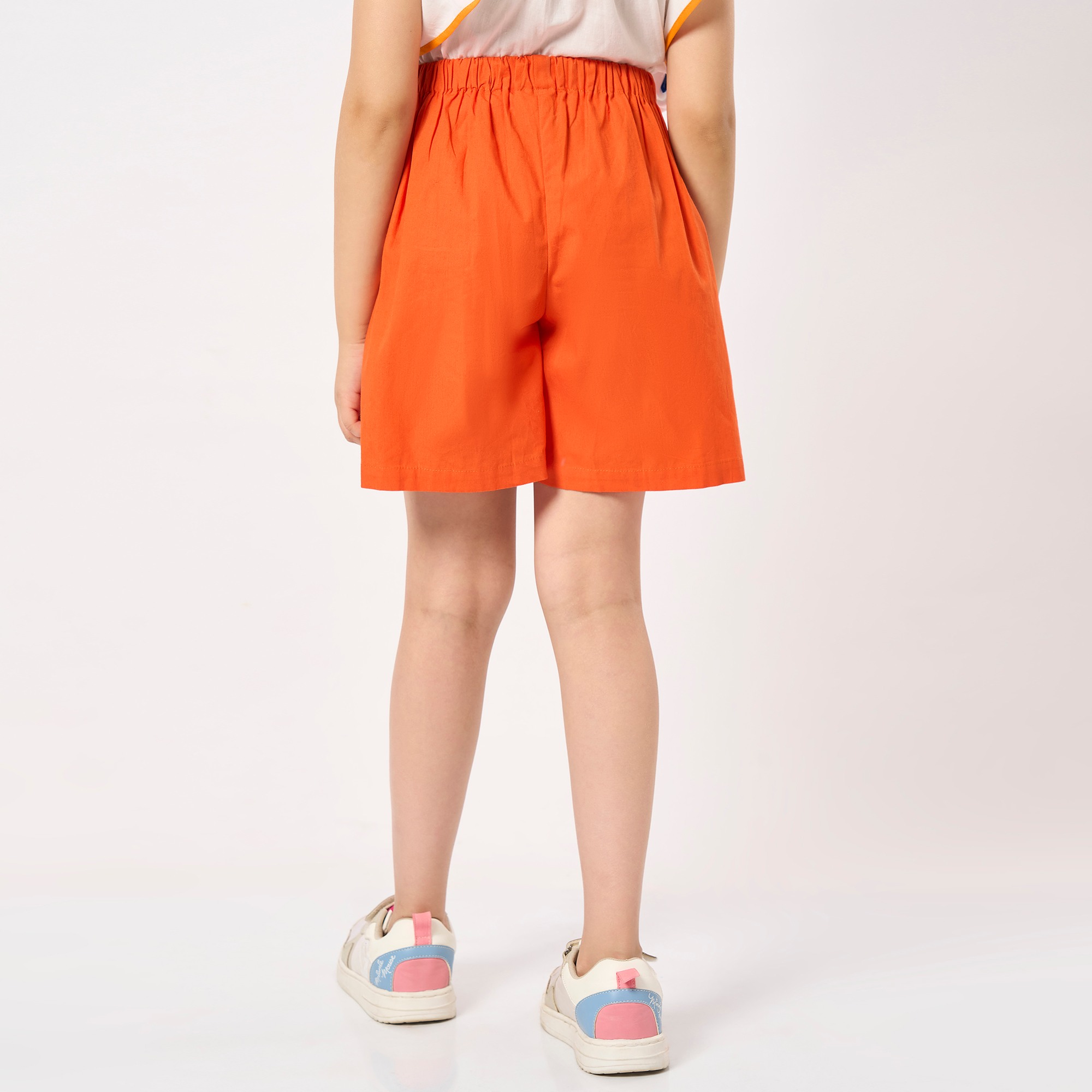 Ed-a-Mamma Kids Girls Shorts Orange