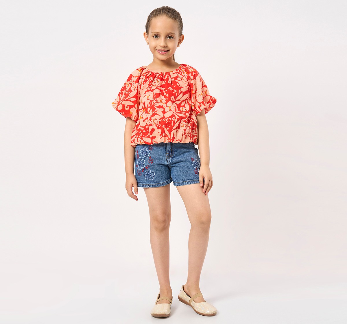 Ed-a-Mamma Kids Girls Tops Multicolor