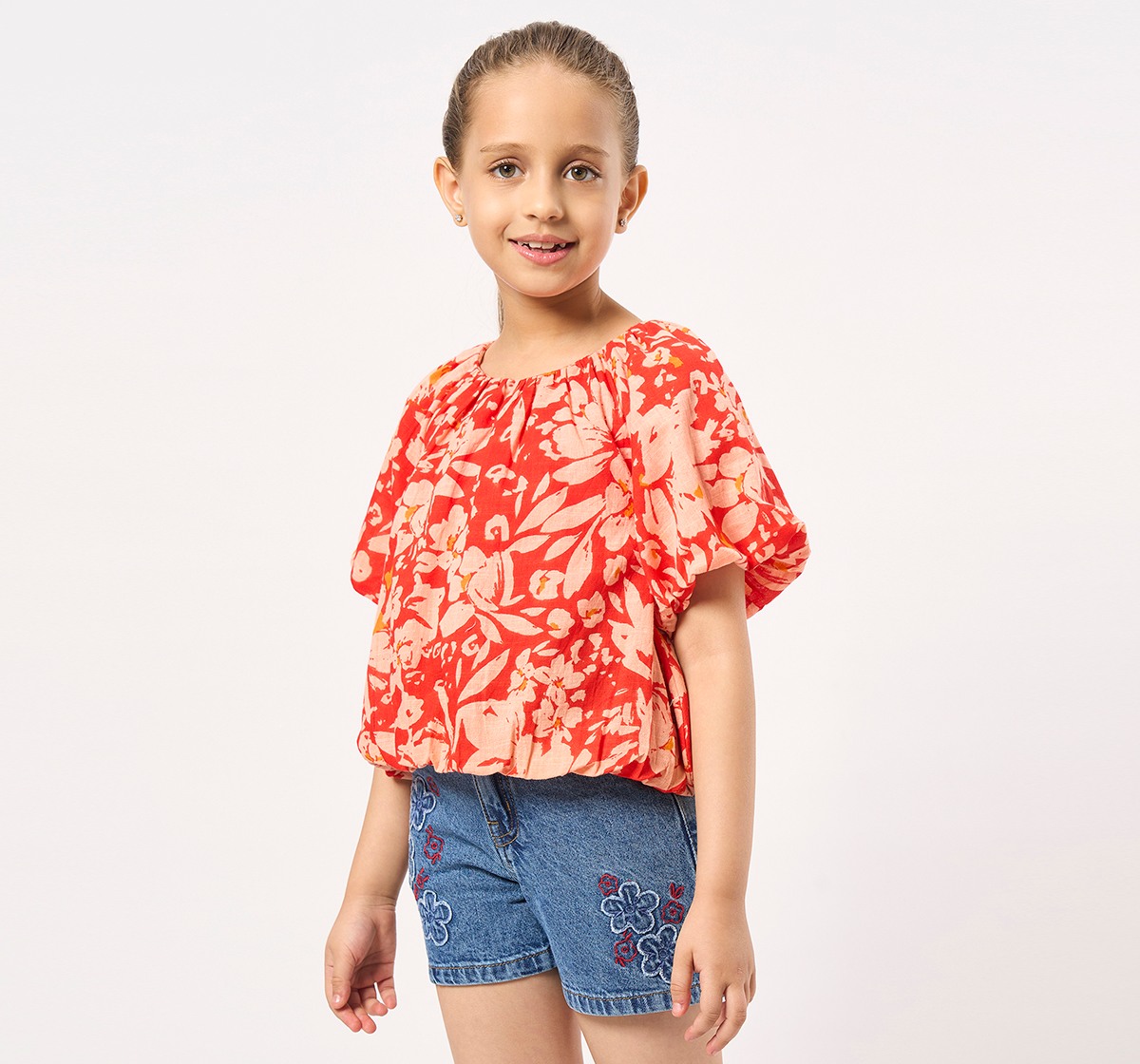 Ed-a-Mamma Kids Girls Tops Multicolor