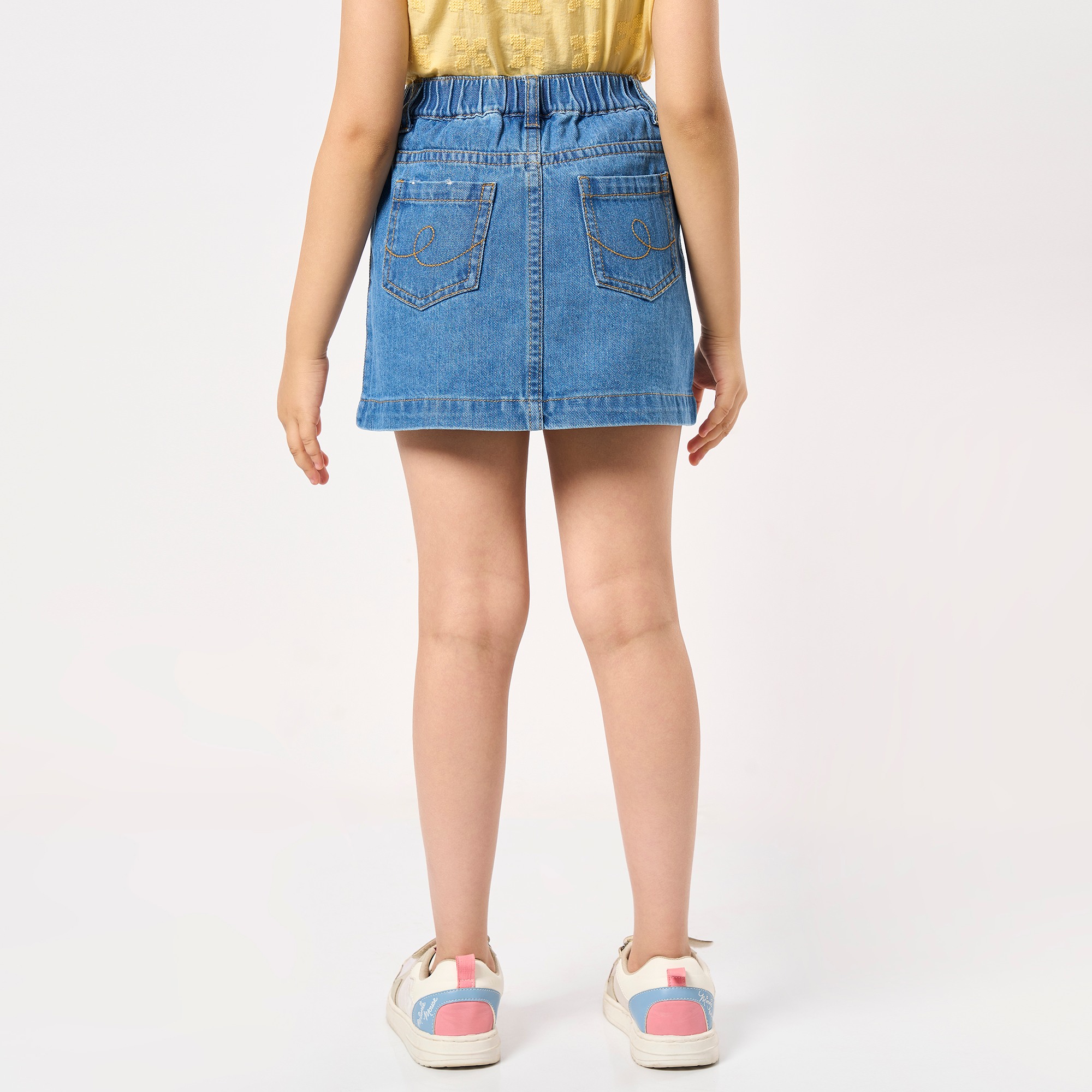 Ed-a-Mamma Kids Girls Skirt Mid Blue