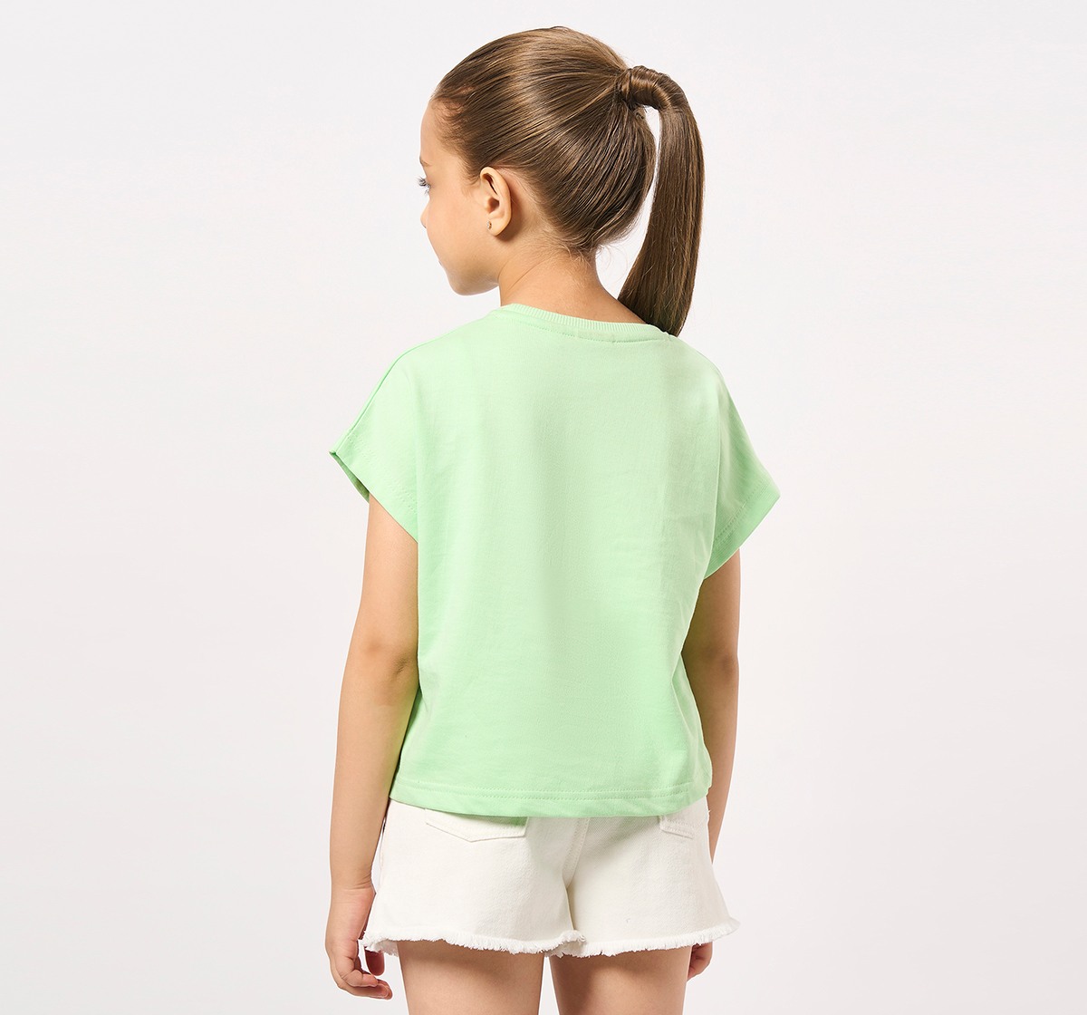 Ed-a-Mamma Kids Girls T-Shirt Green