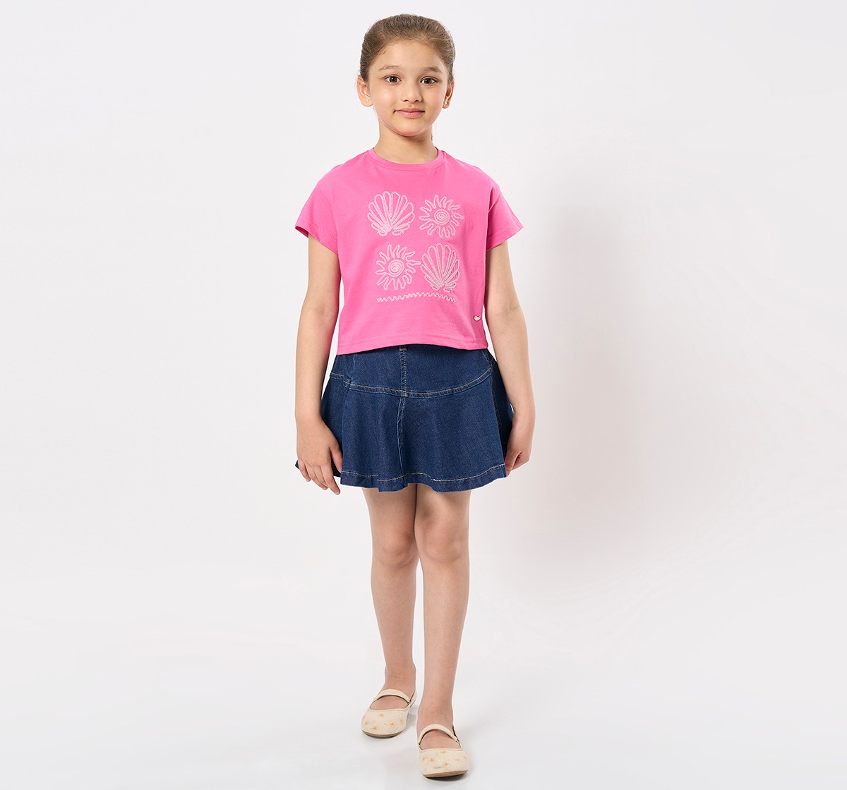 Ed-a-Mamma Kids Girls Skirt Blue