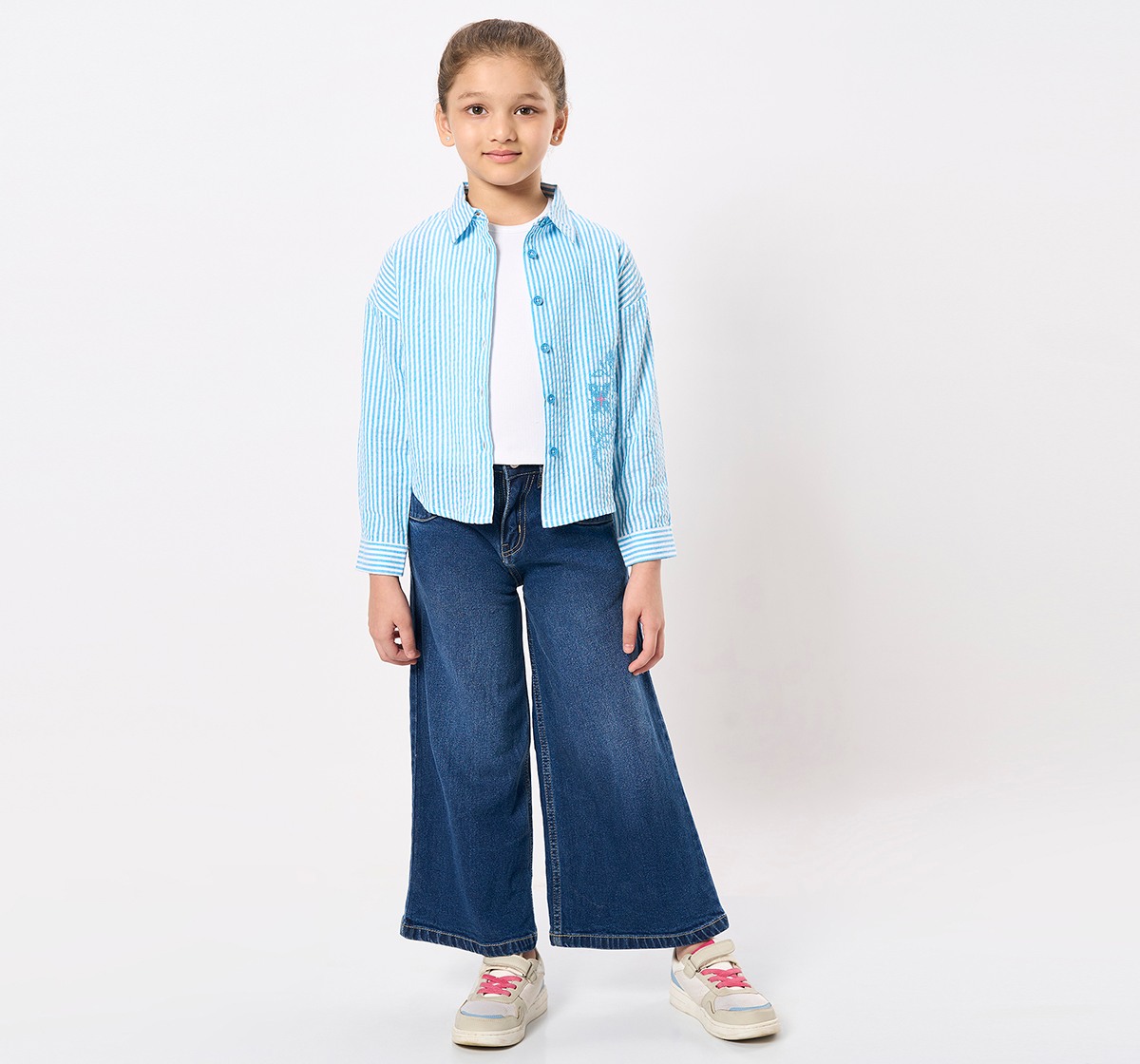 Ed-a-Mamma Kids Girls Tops Blue