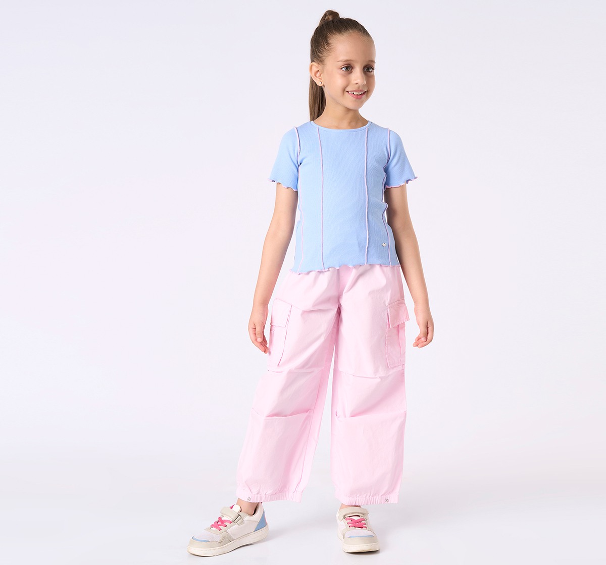 Ed-a-Mamma Kids Girls T-Shirt Blue